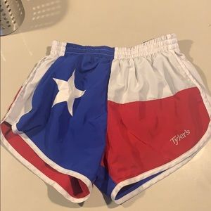 Tylers Texas Flag Shorts